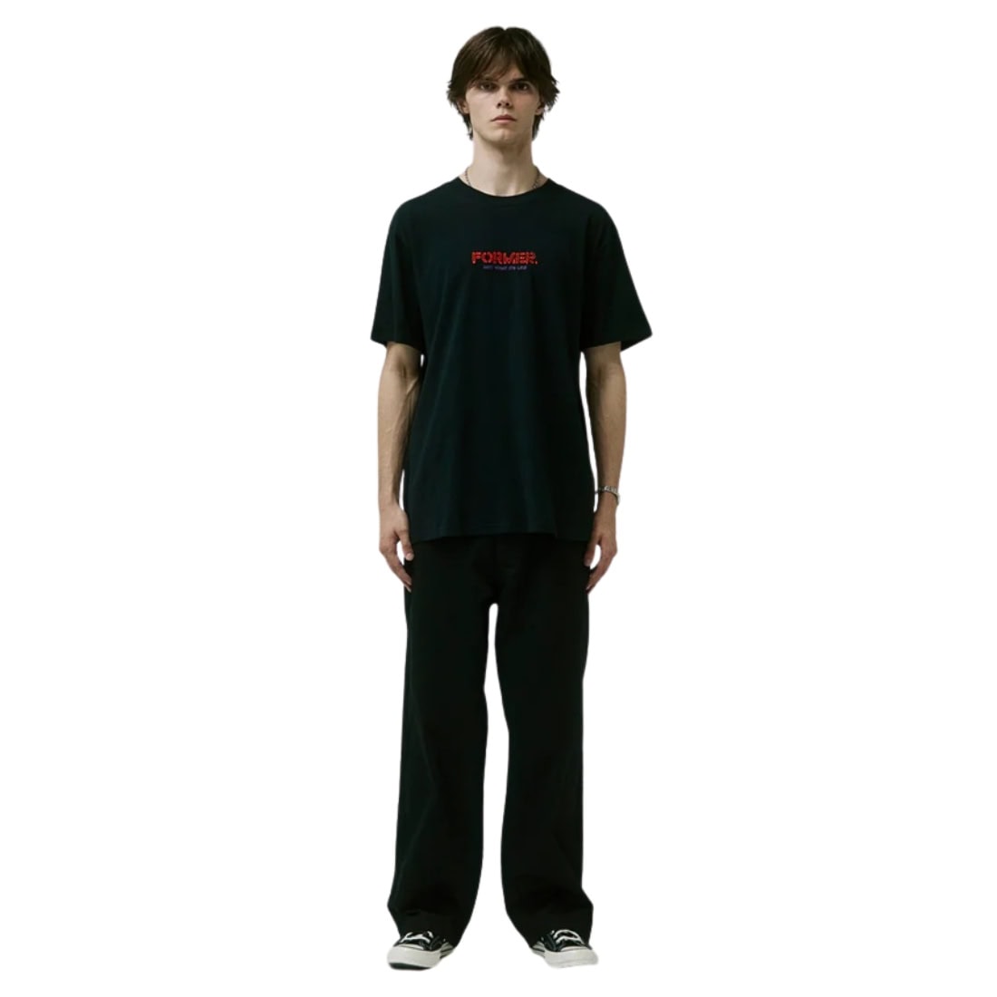 Former Global Mind T-Shirt - Black - Mens Graphic T-Shirt by Former