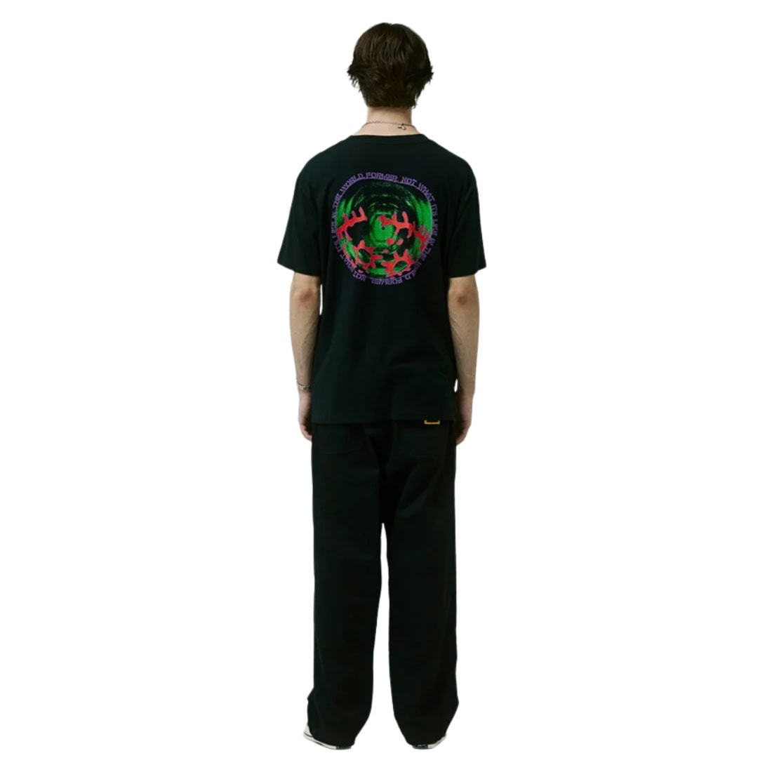 Former Global Mind T-Shirt - Black - Mens Graphic T-Shirt by Former