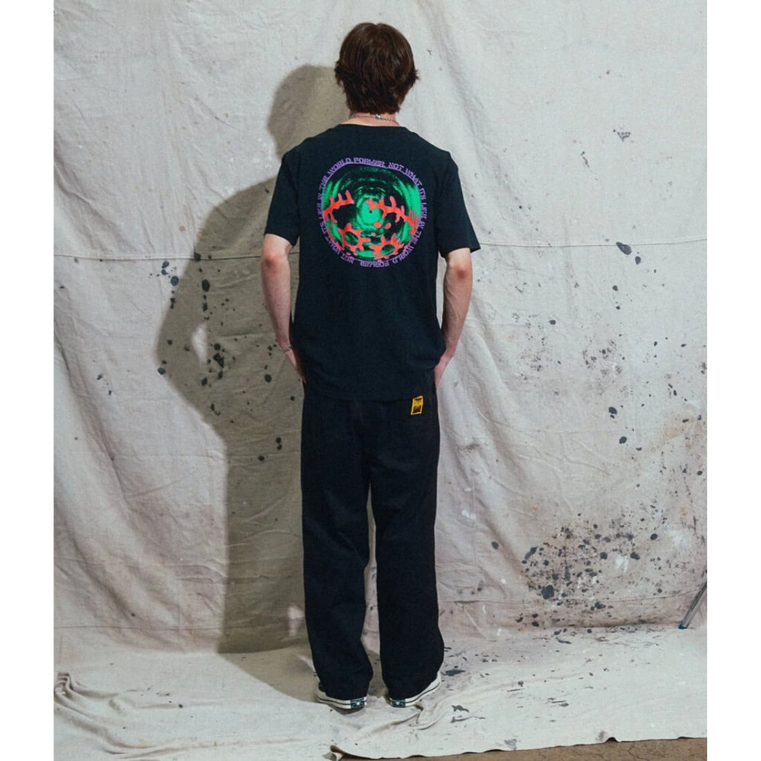 Former Global Mind T-Shirt - Black - Mens Graphic T-Shirt by Former