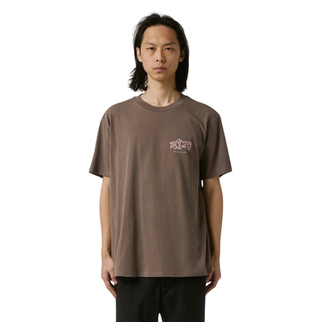 Former Hands T-Shirt - Taupe - Mens Graphic T-Shirt by Former