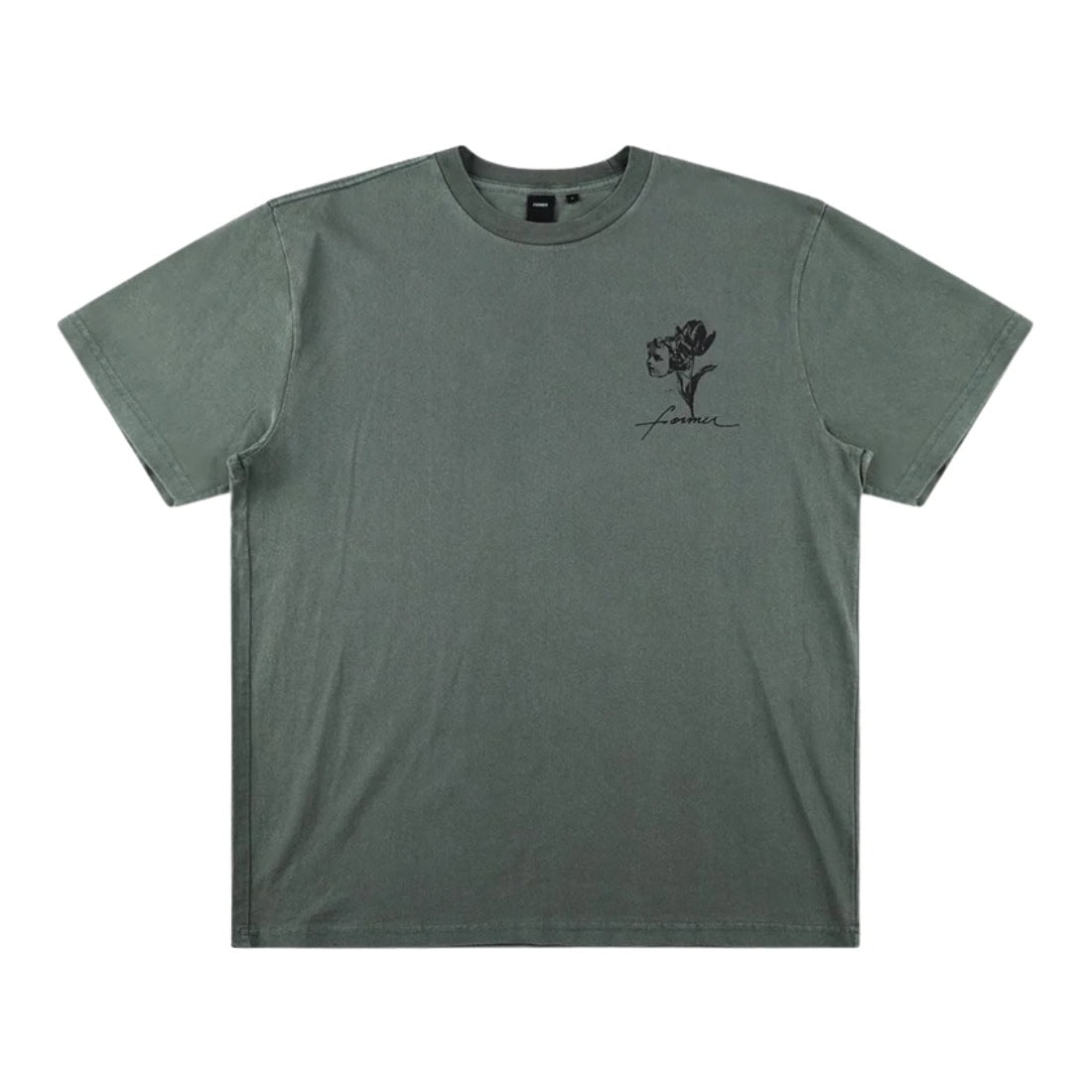 Former Hush T-Shirt - Washed Pine - Mens Graphic T-Shirt by Former