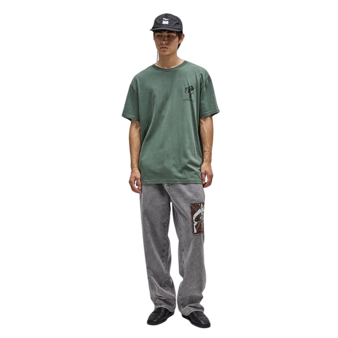 Former Hush T-Shirt - Washed Pine - Mens Graphic T-Shirt by Former