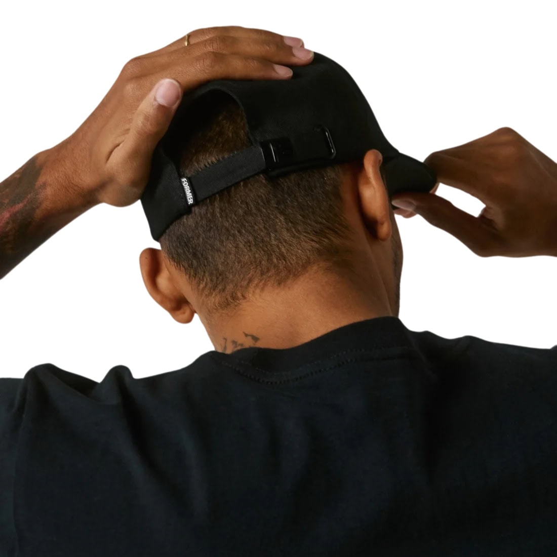 Former Legacy Cap - Black - Strapback Cap by Former One Size