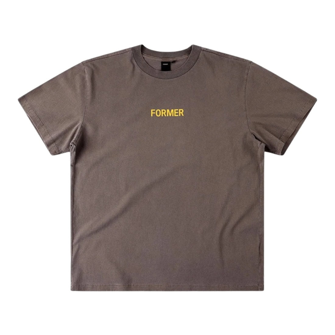 Former Legacy Overdye T-Shirt - Washed Brown - Mens Graphic T-Shirt by Former