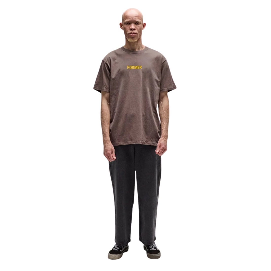 Former Legacy Overdye T-Shirt - Washed Brown - Mens Graphic T-Shirt by Former