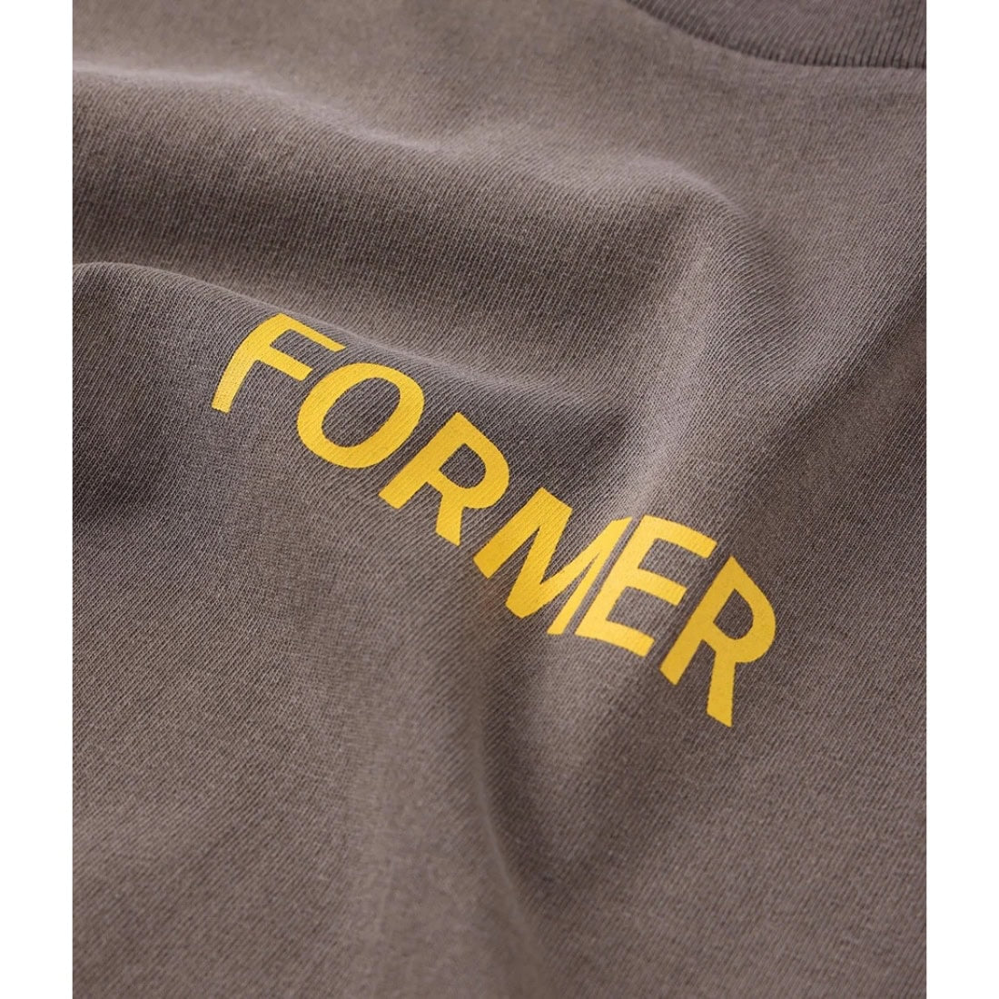 Former Legacy Overdye T-Shirt - Washed Brown - Mens Graphic T-Shirt by Former