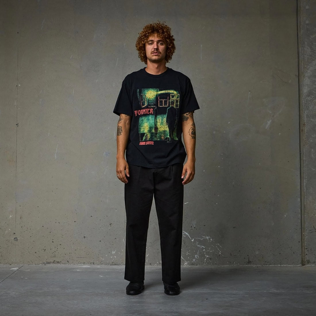 Former Mind Glass T-Shirt - Black - Mens Graphic T-Shirt by Former