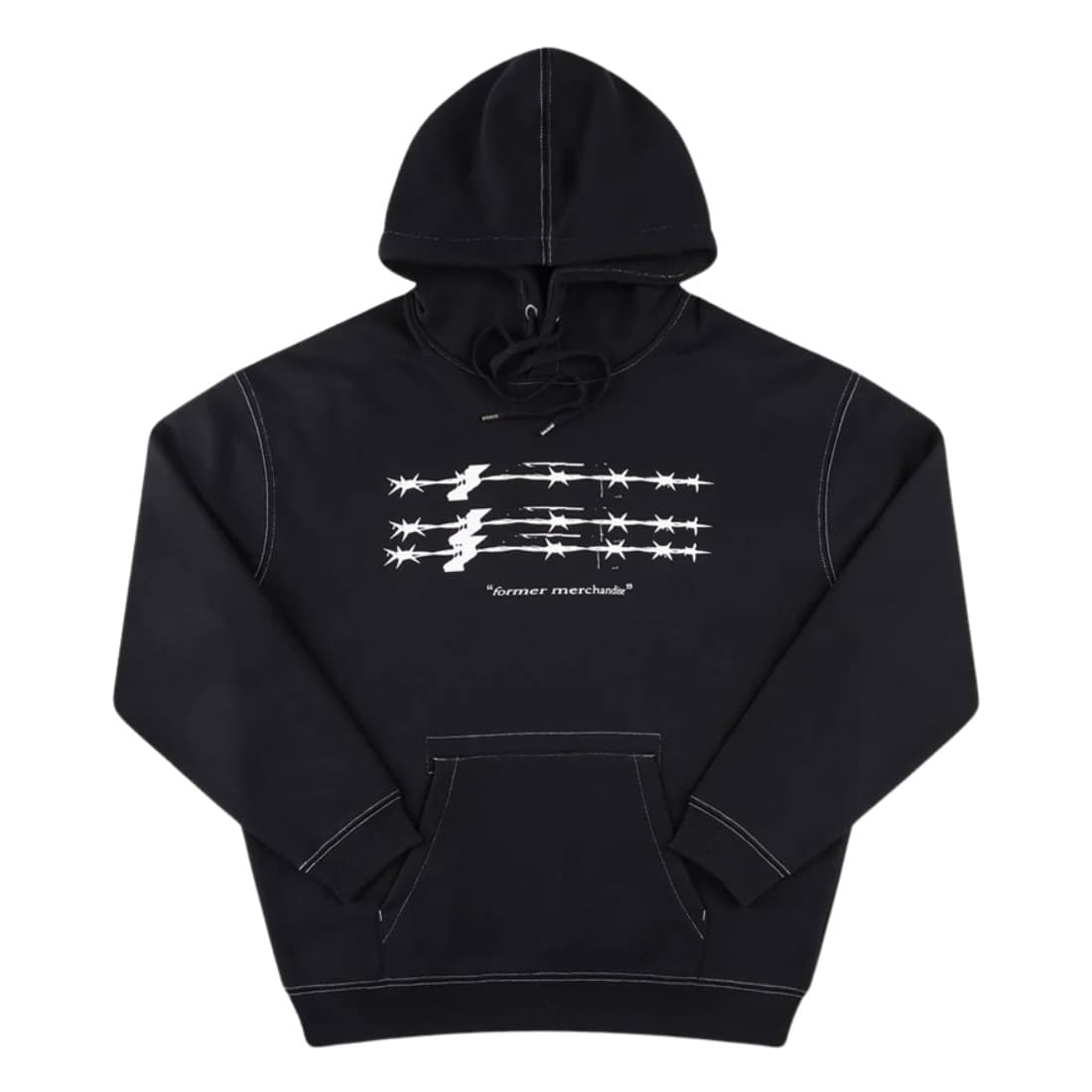 Former Primal Hood - Black - Mens Pullover Hoodie by Former