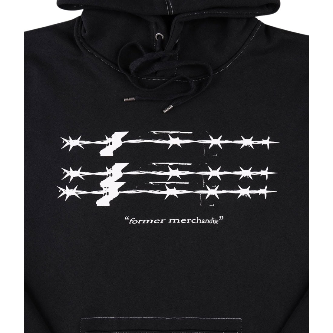 Former Primal Hood - Black - Mens Pullover Hoodie by Former