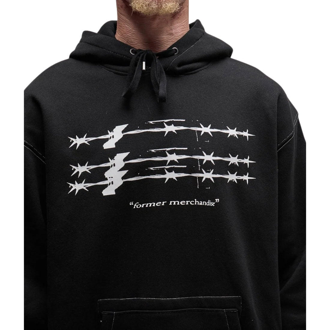 Former Primal Hood - Black - Mens Pullover Hoodie by Former