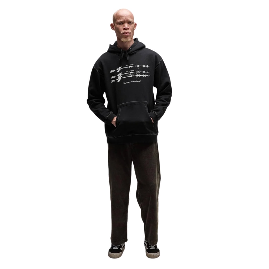 Former Primal Hood - Black - Mens Pullover Hoodie by Former