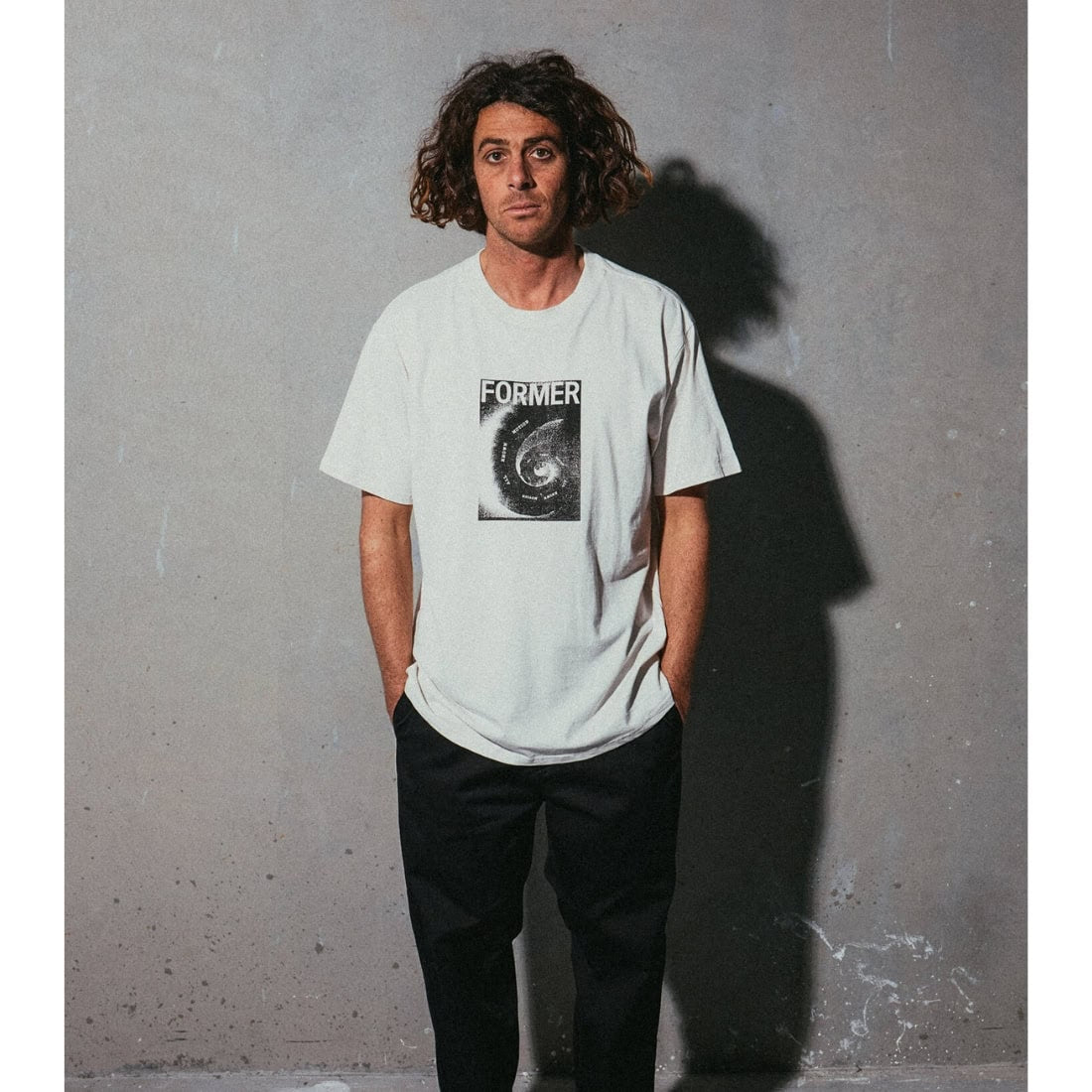 Former Revolution T-Shirt - Bone - Mens Graphic T-Shirt by Former