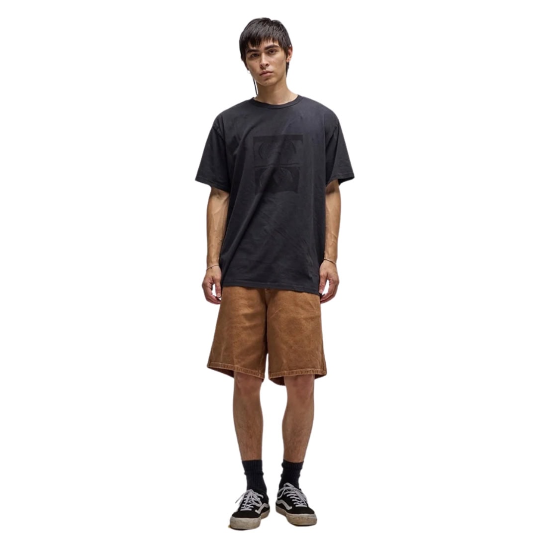 Former Reynolds 21" Overdye Denim Walkshort - Washed Brown - Mens Denim Shorts by Former