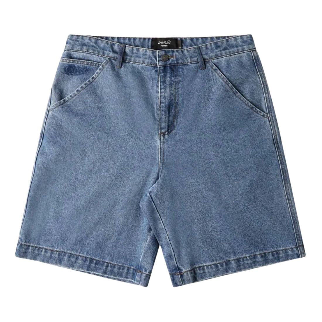 Former Reynolds Halo 21" Denim Shorts - Worn Blue - Mens Denim Shorts by Former