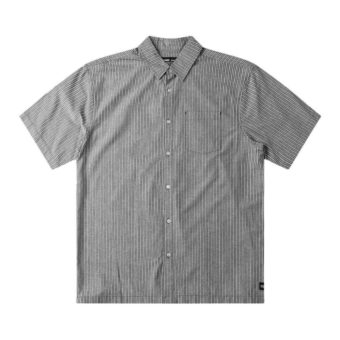 Former Reynolds Stripe Short Sleeve Shirt - Surplus - Mens Casual Shirt by Former