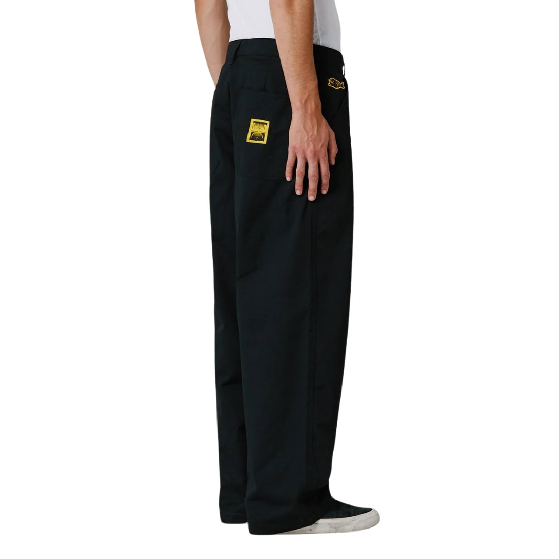 Former Reynolds Work Pant - Black - Mens Chino Pants/Trousers by Former