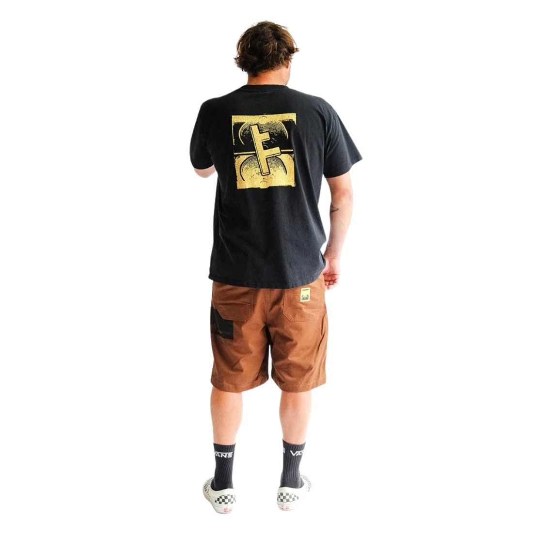 Former Slant F Crux T-Shirt - Black - Mens Graphic T-Shirt by Former