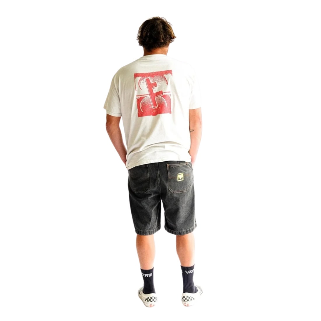 Former Slant F Crux T-Shirt - Bone - Mens Graphic T-Shirt by Former