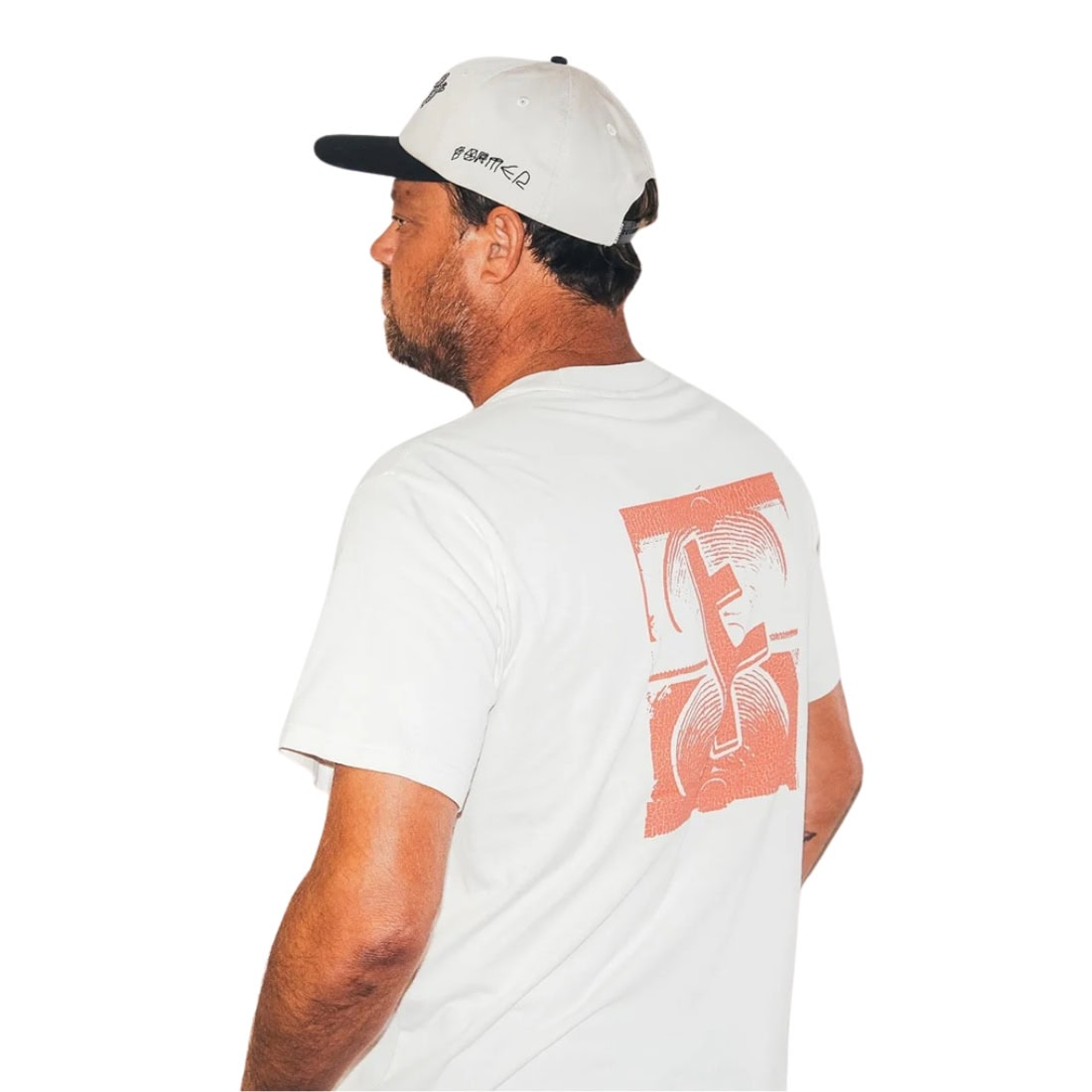 Former Slant F Crux T-Shirt - Bone - Mens Graphic T-Shirt by Former