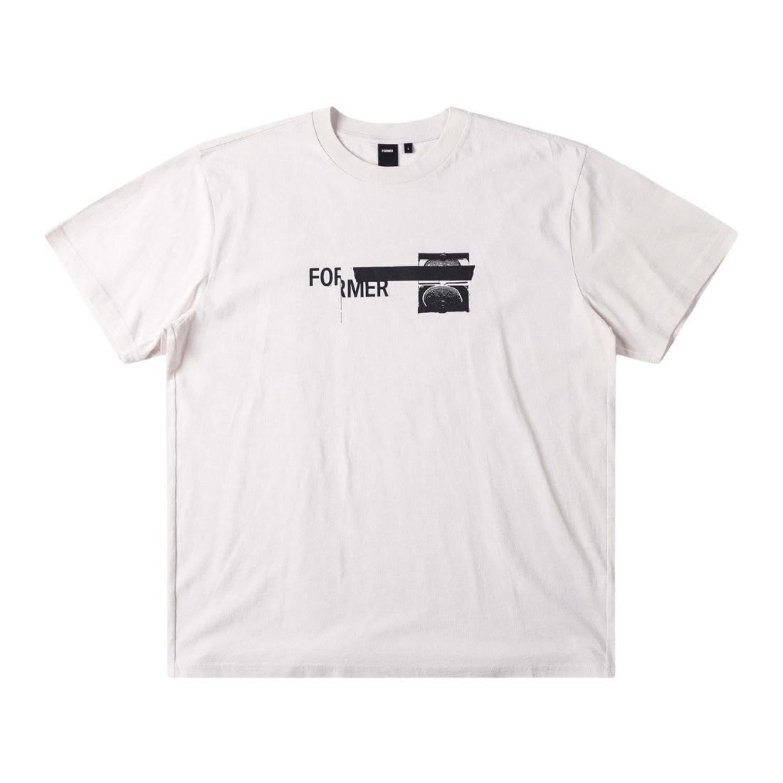 Former Tape Crux T-Shirt - Bone - Mens Graphic T-Shirt by Former
