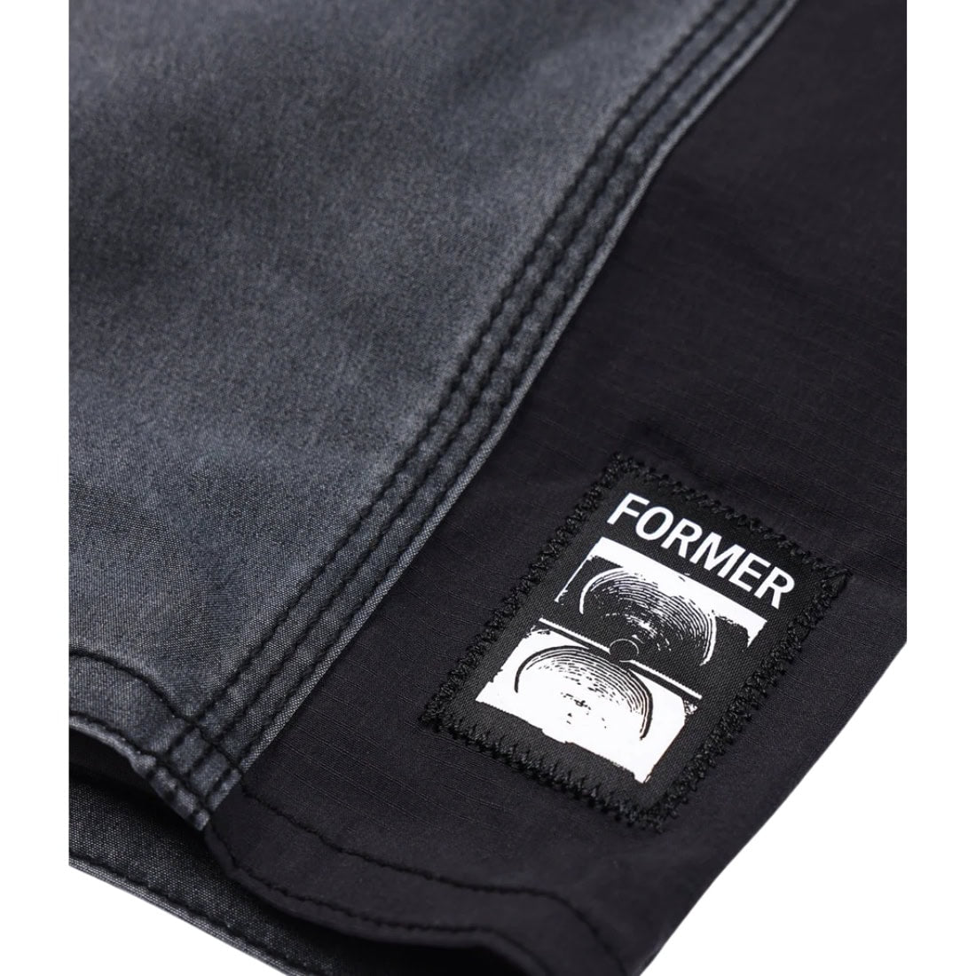 Former Team 19" Trunk Boardshort - Black - Mens Boardshorts by Former