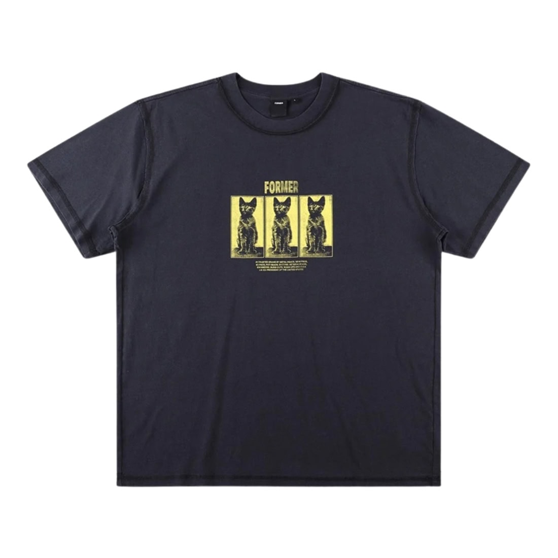 Former Vet T-Shirt - Washed Black - Mens Graphic T-Shirt by Former