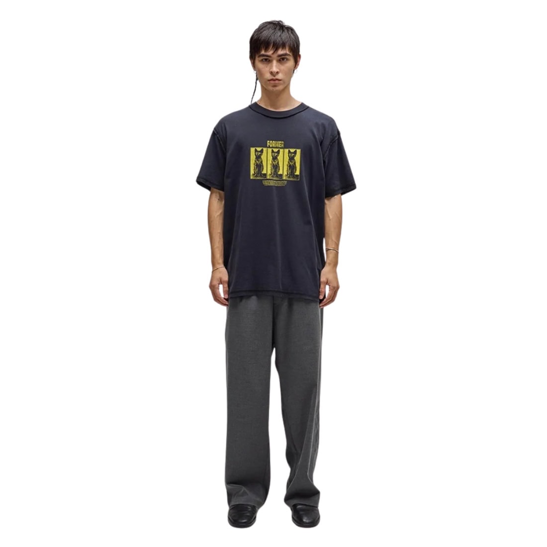 Former Vet T-Shirt - Washed Black - Mens Graphic T-Shirt by Former