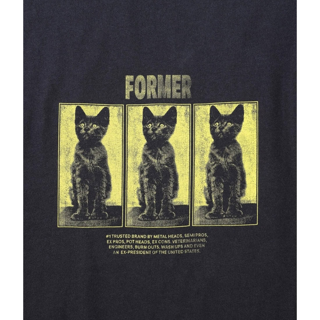 Former Vet T-Shirt - Washed Black - Mens Graphic T-Shirt by Former