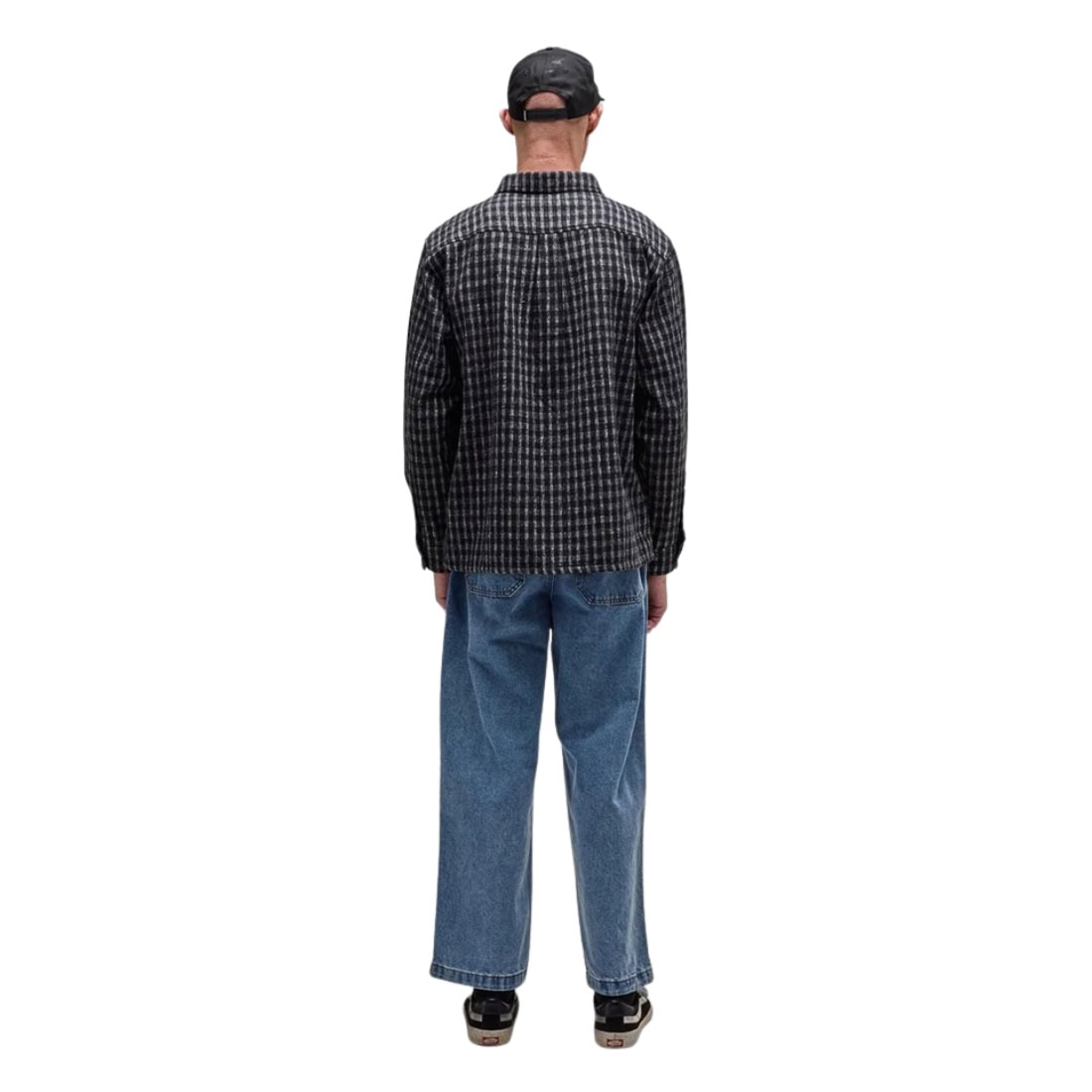 Former Vivian Flannel Longsleeve Shirt - Worn Black - Mens Casual Shirt by Former