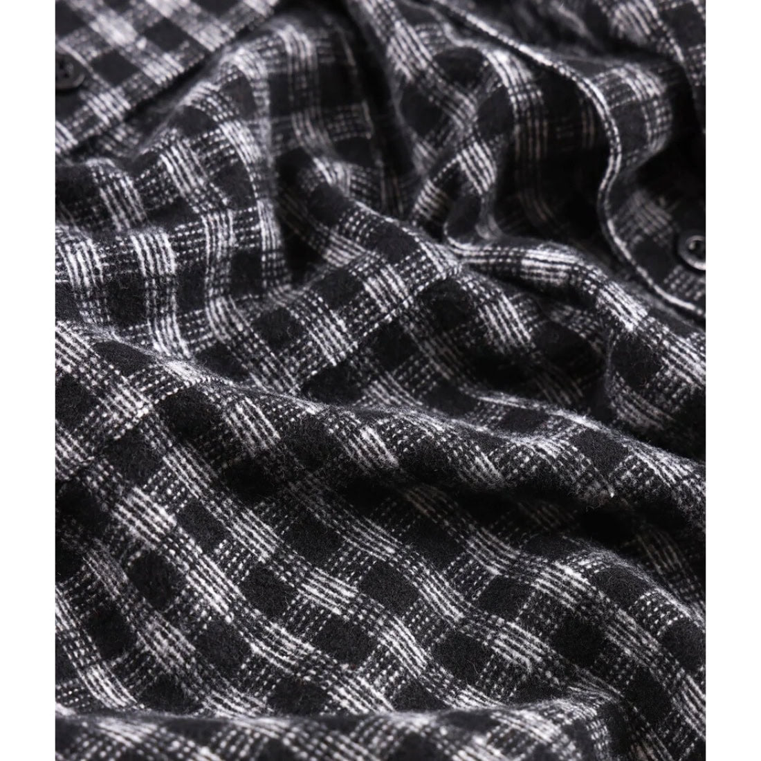 Former Vivian Flannel Longsleeve Shirt - Worn Black - Mens Casual Shirt by Former