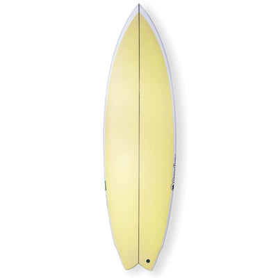 Bradley 5'11 Fully Charged + Surfboard - Yellow - Shortboard by Bradley 5ft 9