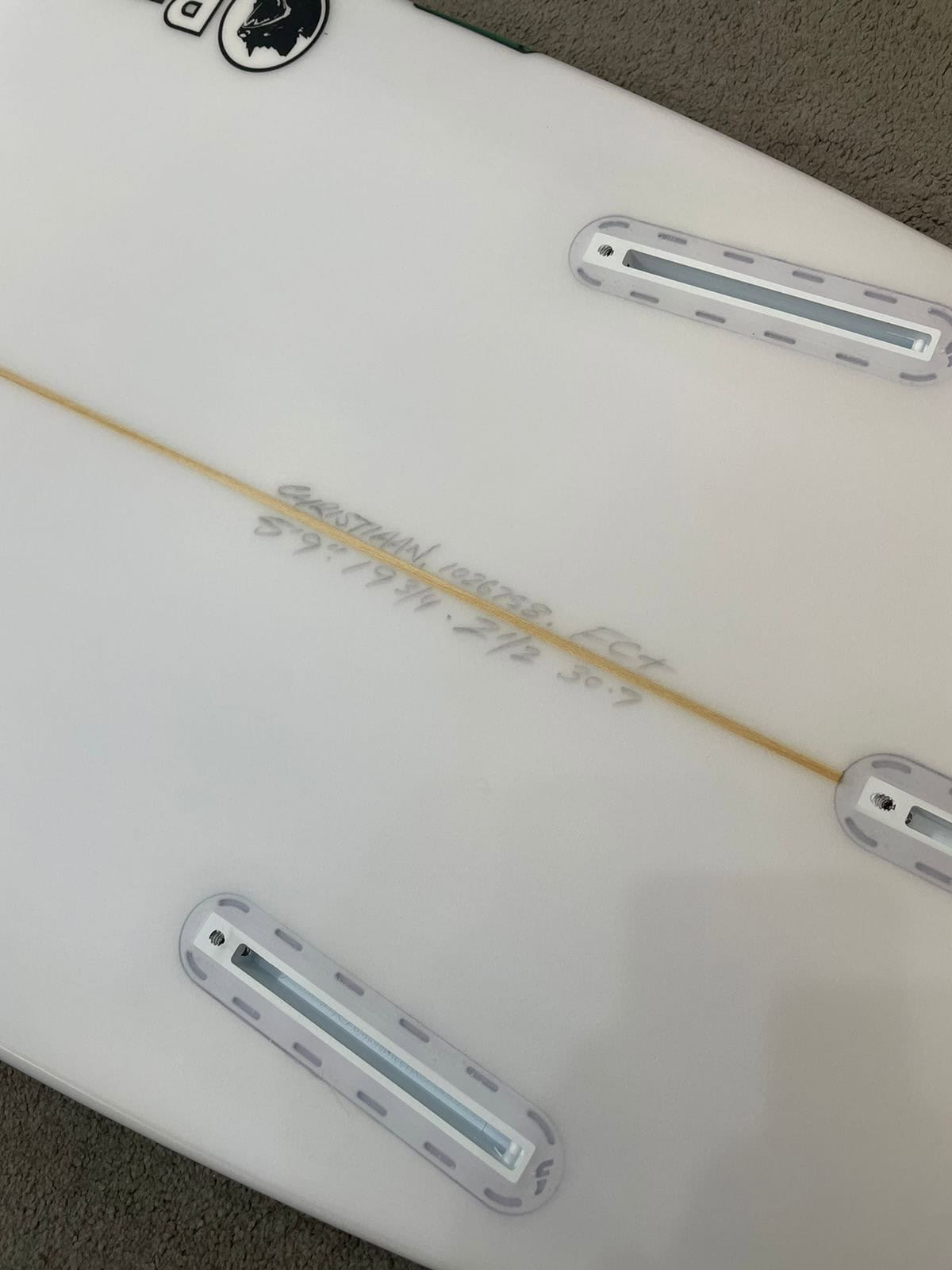 Bradley 5'9 Fully Charged + Surfboard - Green - Shortboard by Bradley 5ft 9