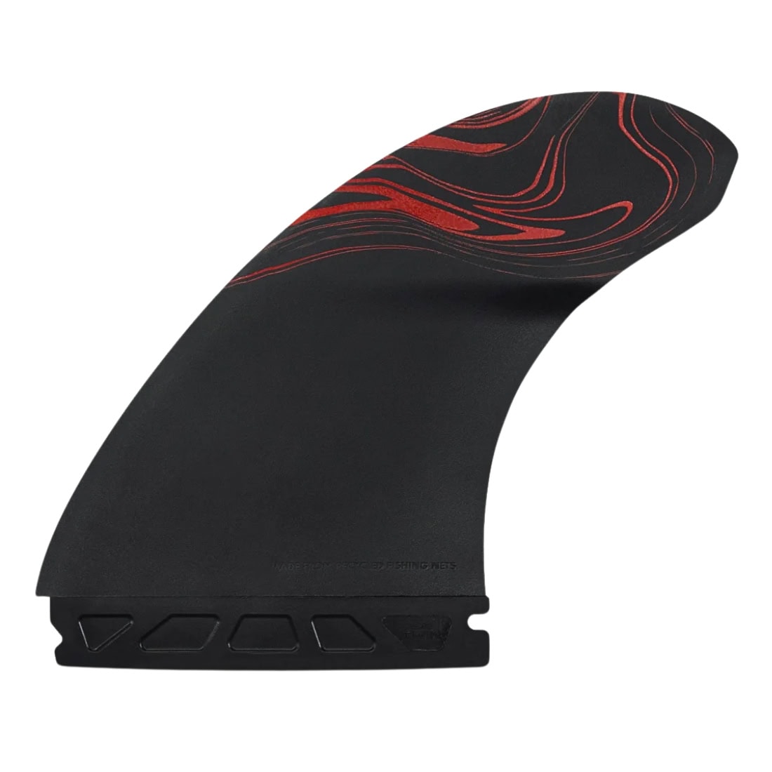 Futures Alpha Reverse 3/2 Twin 2+1 Surfboard Fins - Carbon/Red - Futures Fins by Futures One Size