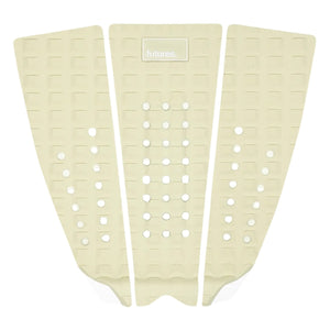 Futures Brewster Narrow Traction Surfboard Tail Pad - Cream - 3 Piece Tail Pad by Futures