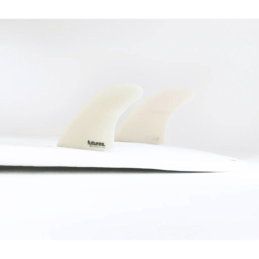 Futures EN Fibreglass Reverse 3/2 Twin Surfboard Fins - Gray - Futures Fins by Futures One Size