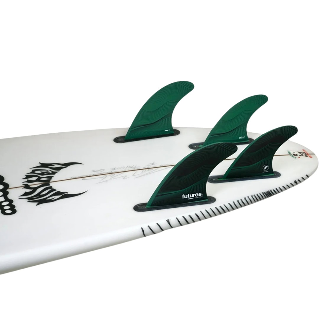 Futures F8 Honeycomb 5-Fin Surfboard Fins - Green - Futures Fins by Futures Large Fins