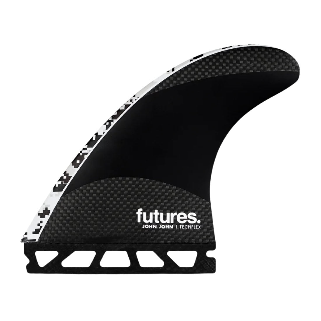 Futures John John Florence Pro Techflex Thruster Fins - Digi White - Futures Fins by Futures Large Fins