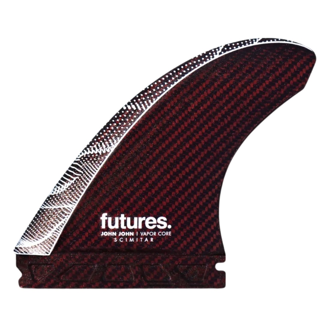 Futures John John Florence Scimitar Vapor Core Surfboard Fins - Red - Futures Fins by Futures Large Fins