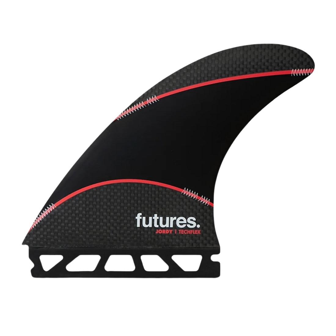 Futures Jordy Smith Pro Techflex Thruster Fins - Black - Futures Fins by Futures Large Fins