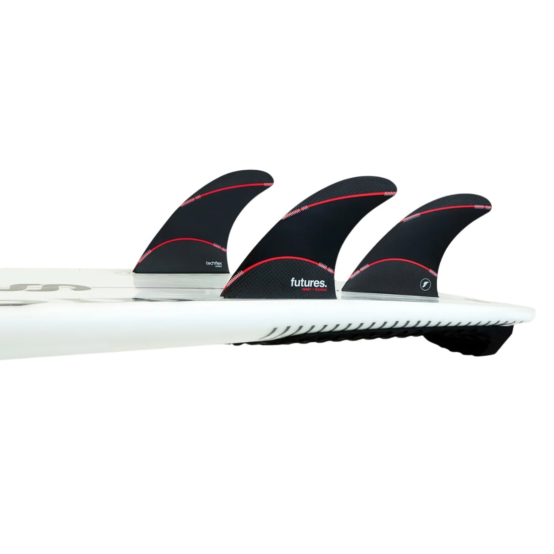 Futures Jordy Smith Pro Techflex Thruster Fins - Black - Futures Fins by Futures Large Fins