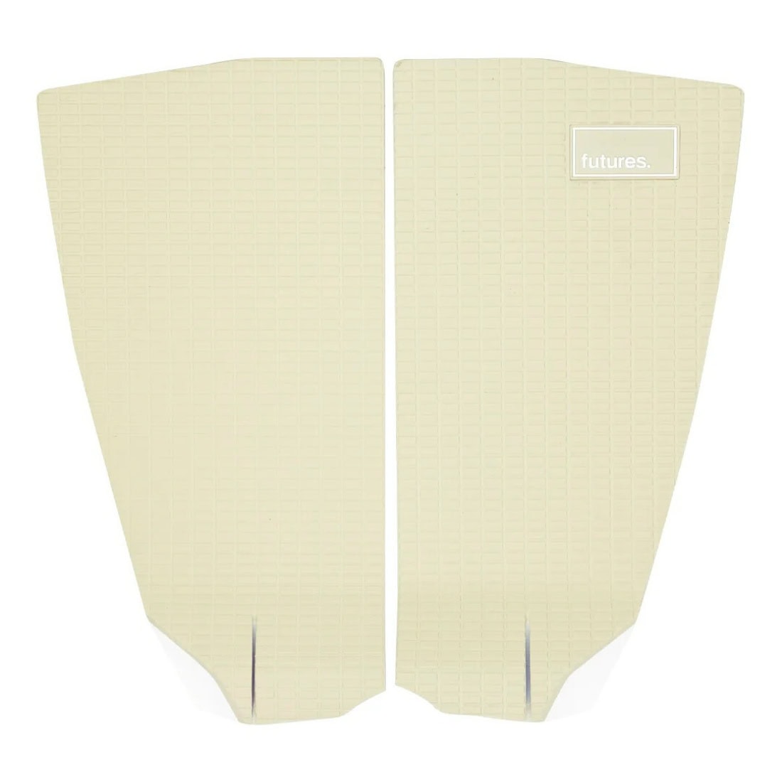 Futures Wildcat Surfboard Tail Pad - Cream - 2 Piece Tail Pad by Futures