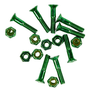 G-Tool 1 Inch Allen Bolts - Green - Skateboard Truck Bolts by G-Tool 1 inch
