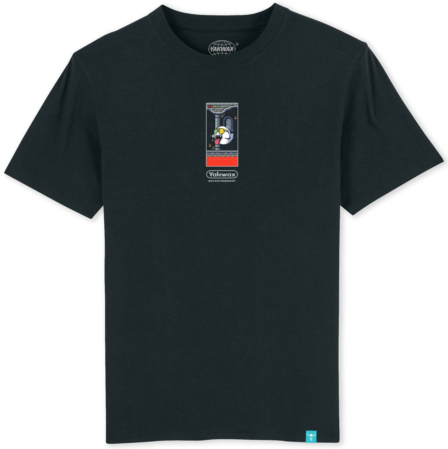 Yakwax Castle T-Shirt - Black - Mens Graphic T-Shirt by Yakwax