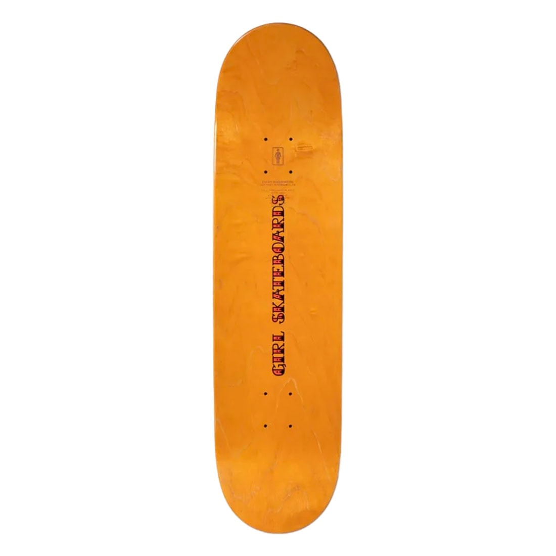 Girl 8.25&quot; Gass Mans Ruin Twin Tip Deck - White - Skateboard Deck by Girl 8.25 inch