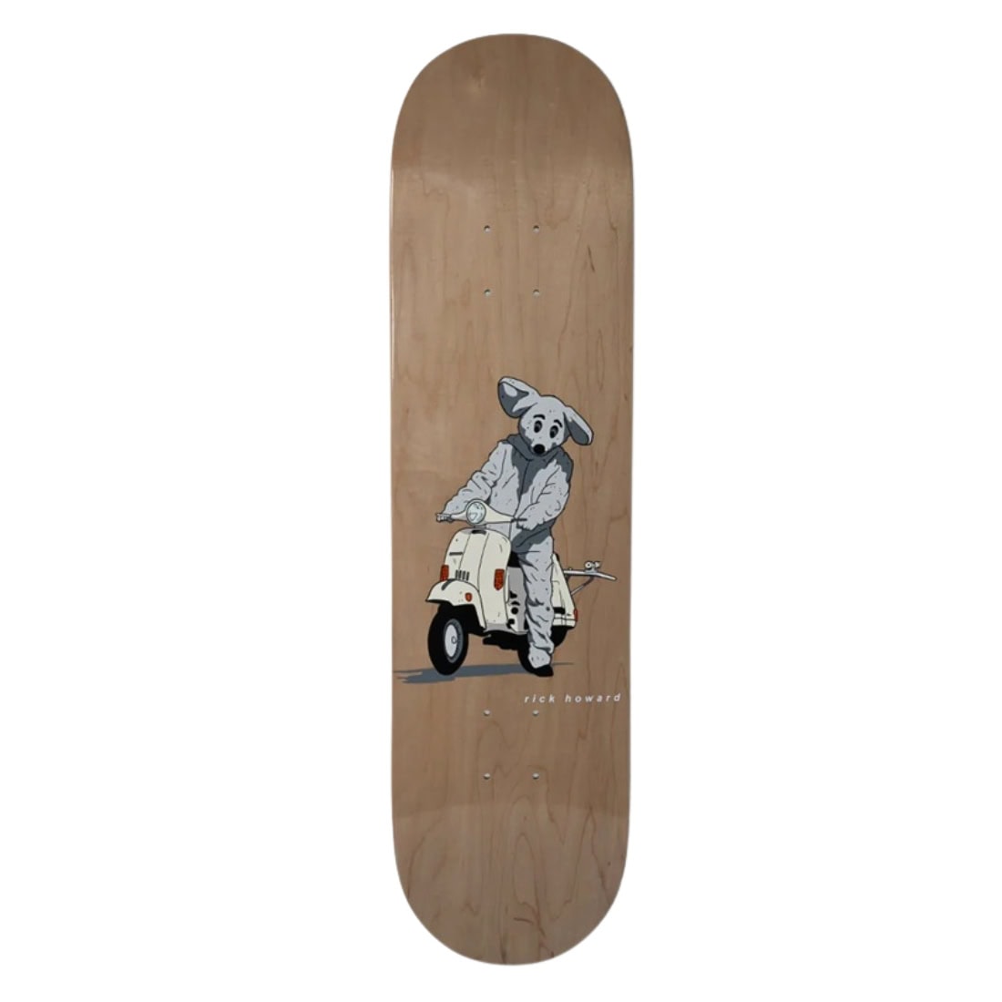 Girl 8.5" Howard Mouse One Off Deck - Grey - Skateboard Deck by Girl 8.5 inch