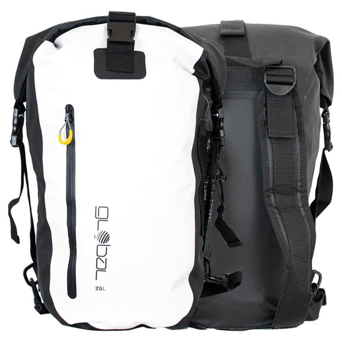Global 25L Dry Bag Backpack - White - Wet/Dry Bag by Global 25L