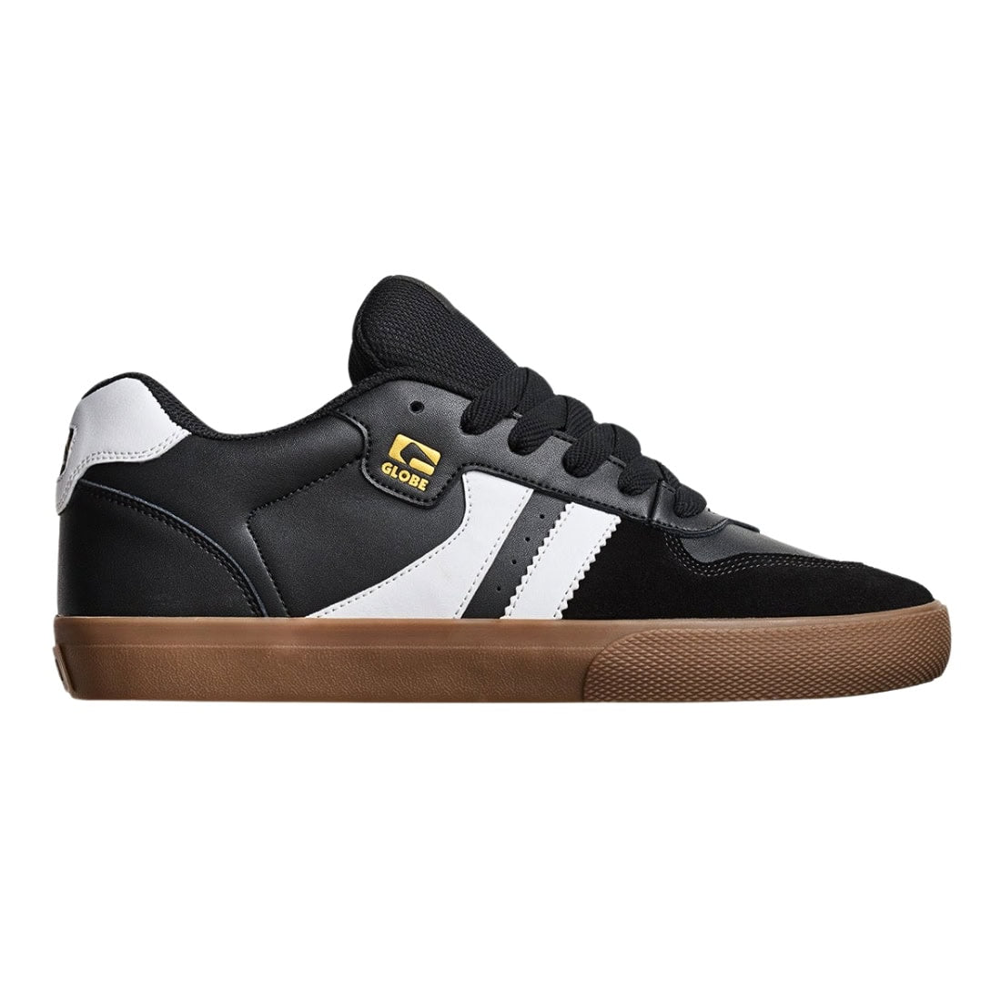 Globe Encore 2 Shoes - Black/White/Tobacco - Mens Casual Shoes by Globe