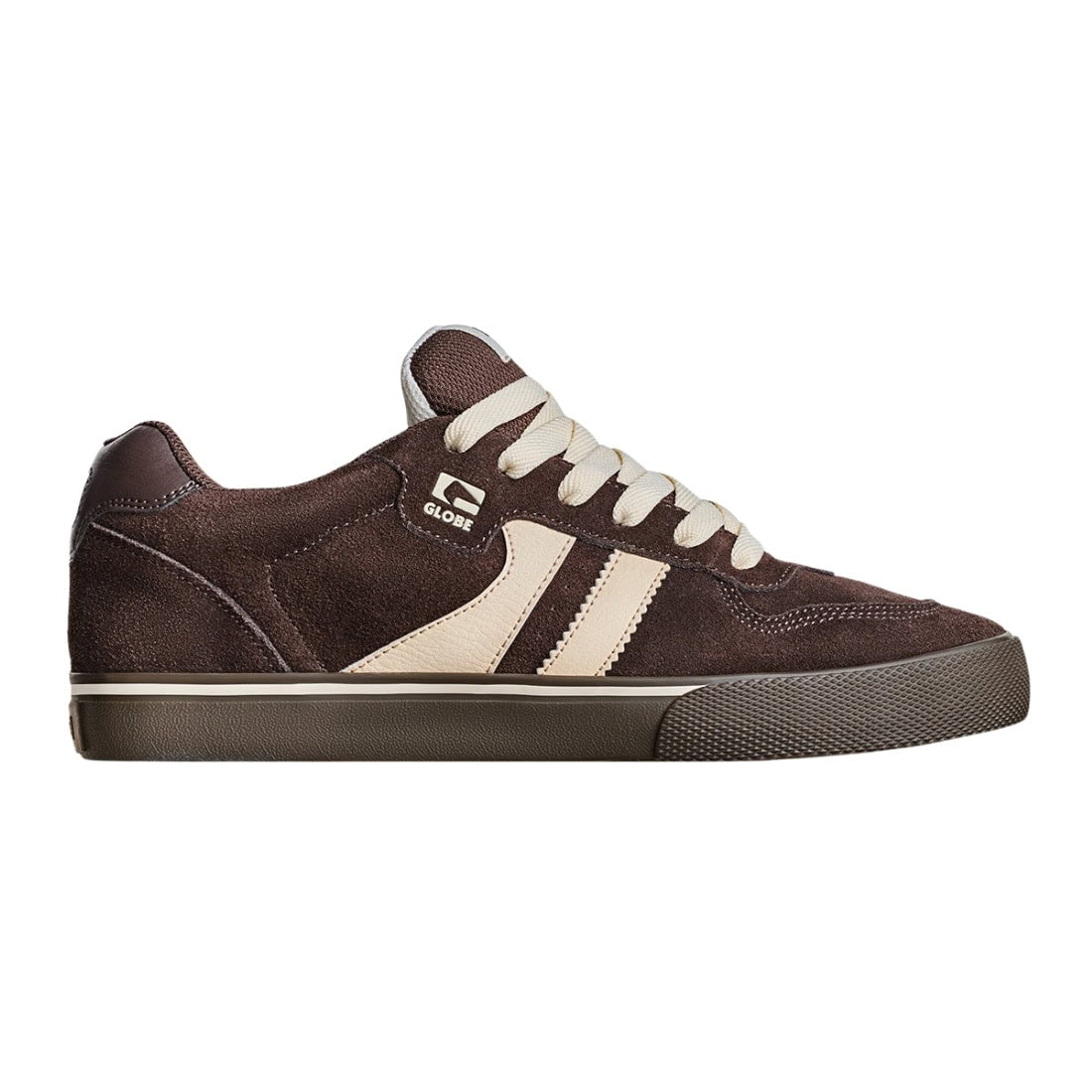 Globe Encore Skate Shoes - Brown/Dark Gum - Mens Skate Shoes by Globe