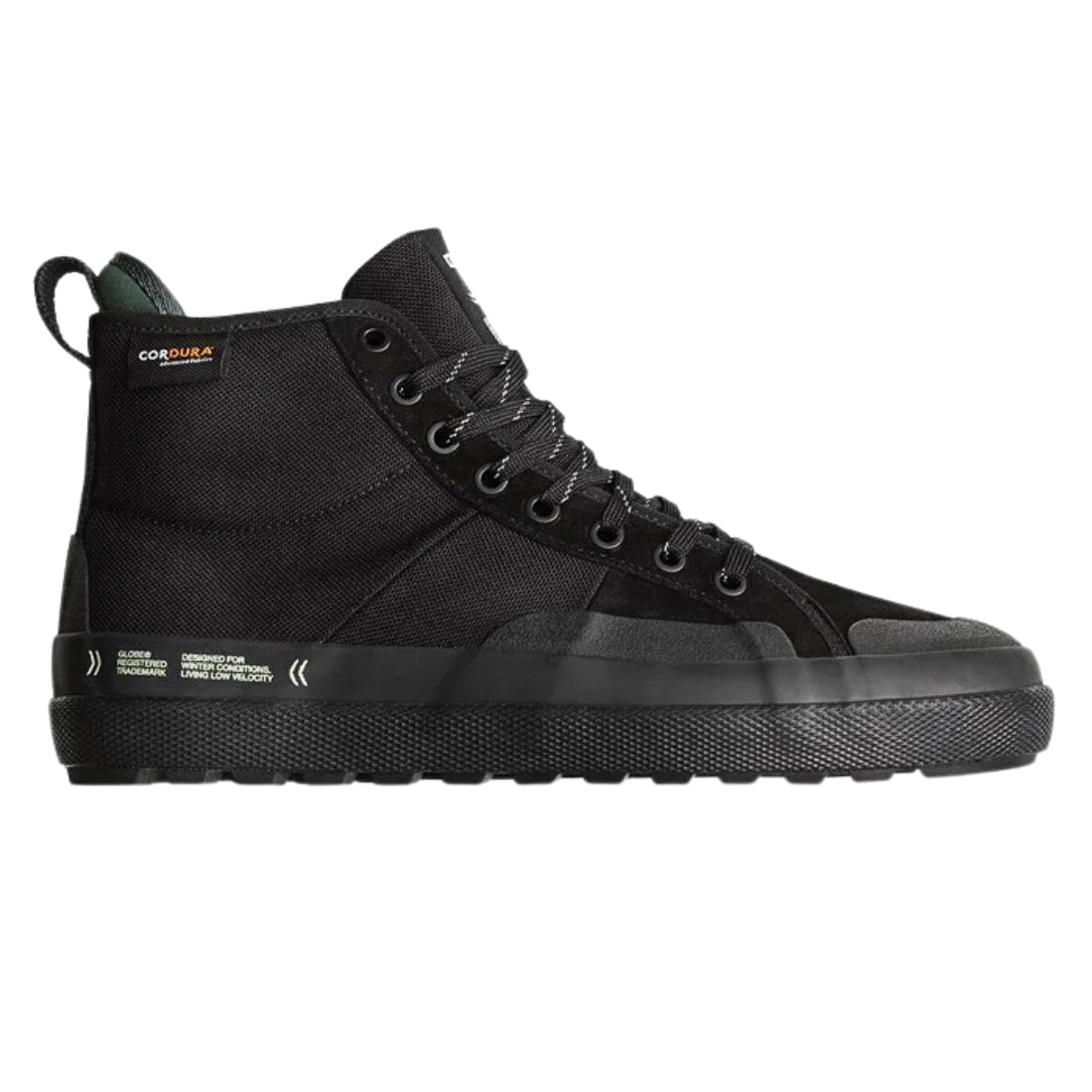 Globe Los Angered II Winter Boot - Black Summit - Mens High Top Trainers by Globe
