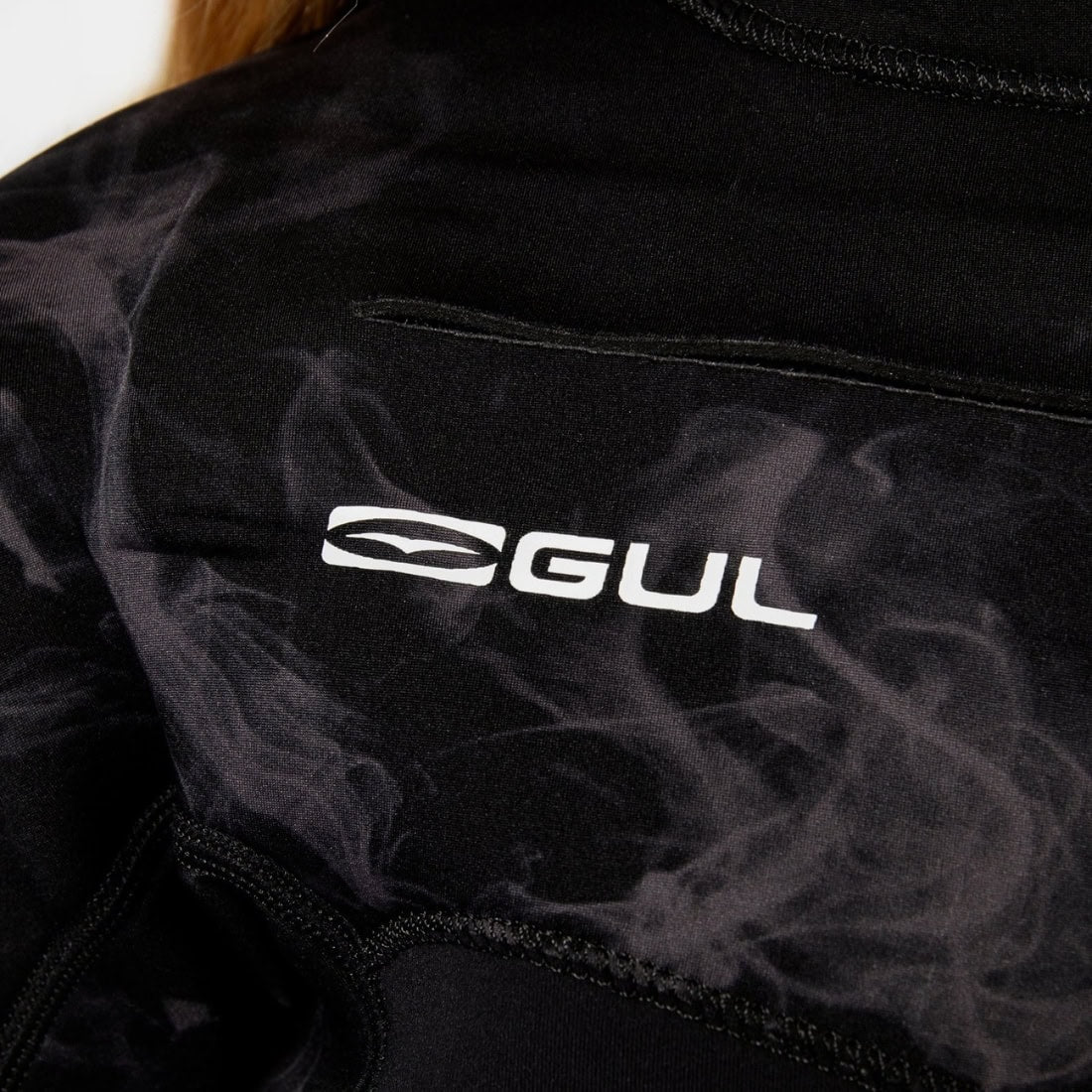 Gul Junior Echo NatuR 3/2mm Chest Zip Wetsuit - Black/Smoke - Kids Full Length Wetsuit by Gul